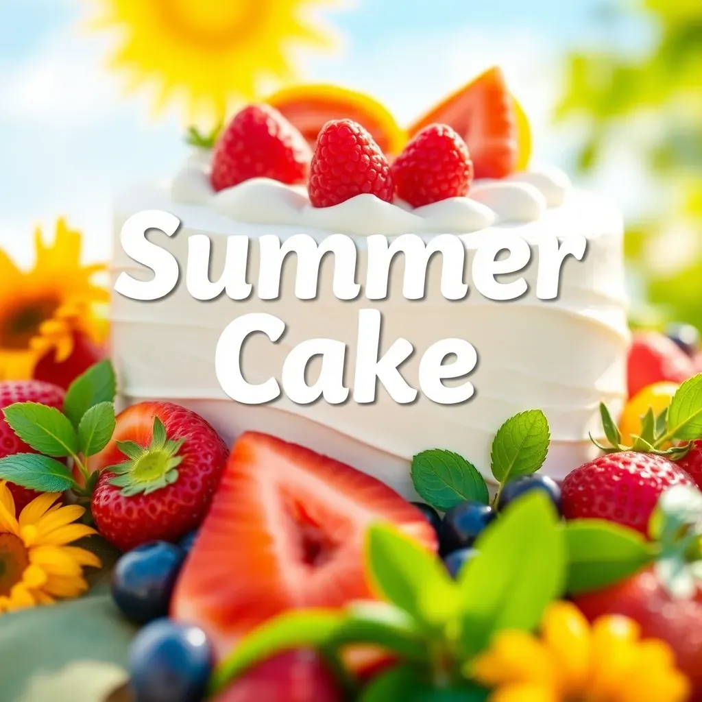 Frische Sommerkuchen für heiße Tage