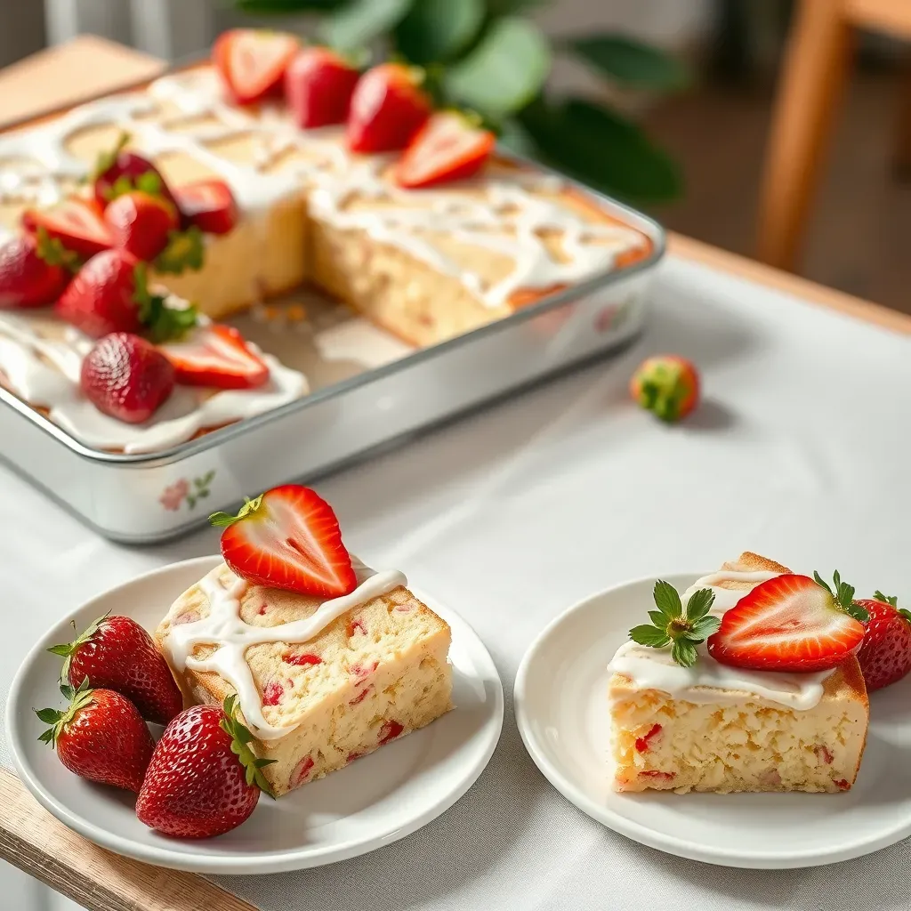 Himmlische Erdbeerschnitten vom Blech – Ein Rezept für den perfekten Sommergenuss
