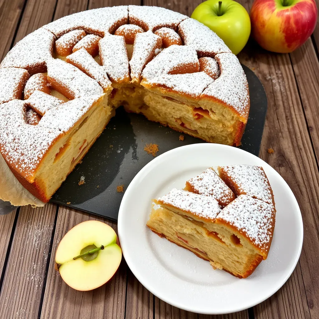 Leckerer Apfelkuchen mit 2 Eiern – Ein Klassiker neu interpretiert