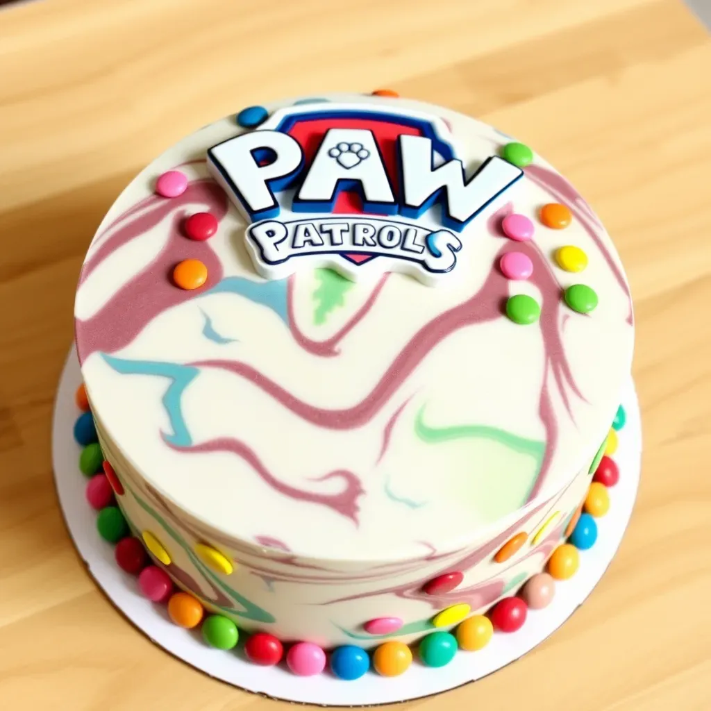 Leckerer Marmorkuchen vom Blech – Der ideale Paw Patrol Geburtstagskuchen