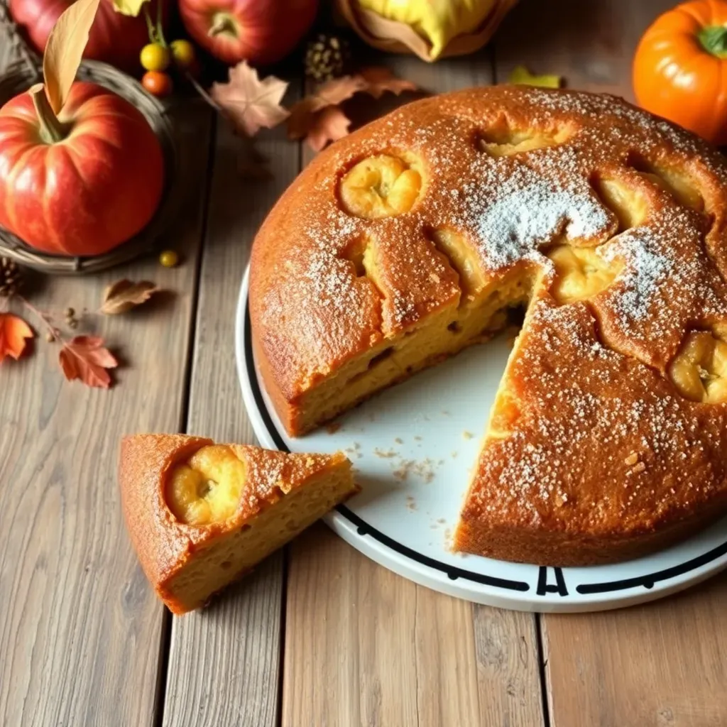 Omas Saftiger Apfelkuchen mit Öl – Ein Herbstgenuss
