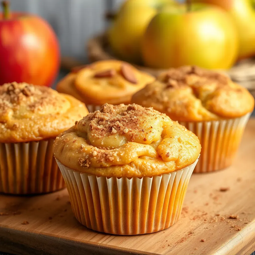 Saftige Apfelmuffins mit Joghurt und Zimt - Ein Rezept für jeden Anlass
