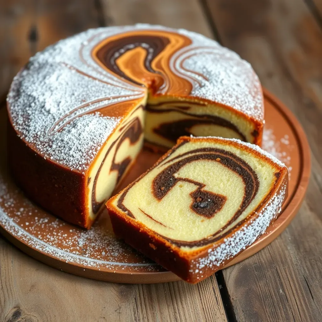 Saftiger Marmorkuchen in nur 5 Minuten – Ein schnelles Rezept für Backliebhaber